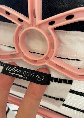 xl Beden Düğmeli Çizgili Erkek Polo Tişört