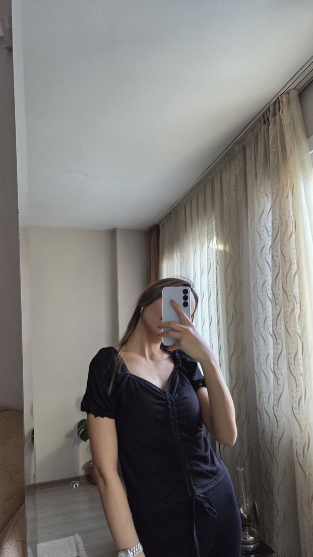 Siyah Straplez Mini Goth Büstiyer - Görsel 2