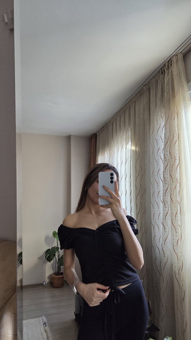 Siyah Straplez Mini Goth Büstiyer - Görsel 4