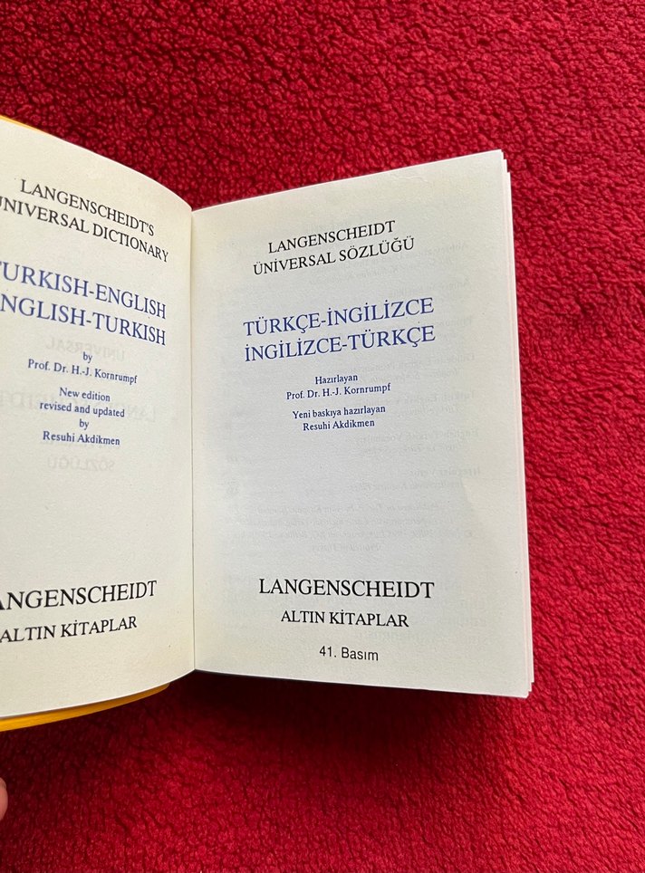 Langenscheidt Türkçe-İngilizce Cep Sözlüğü - Görsel 3