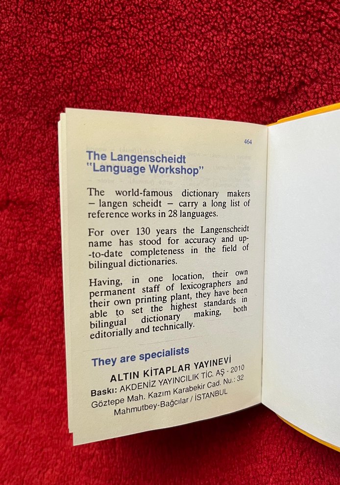 Langenscheidt Türkçe-İngilizce Cep Sözlüğü - Görsel 5