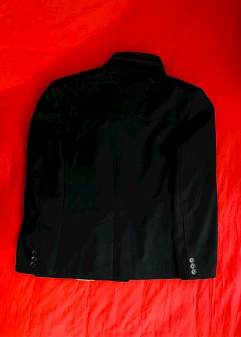 Milono Club Siyah Erkek Kaban-Ceket - Görsel 7