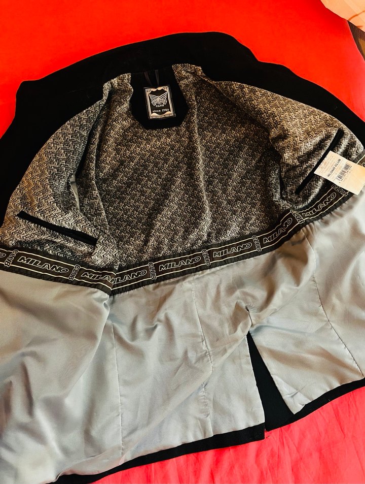 Milono Club Siyah Erkek Kaban-Ceket - Görsel 3