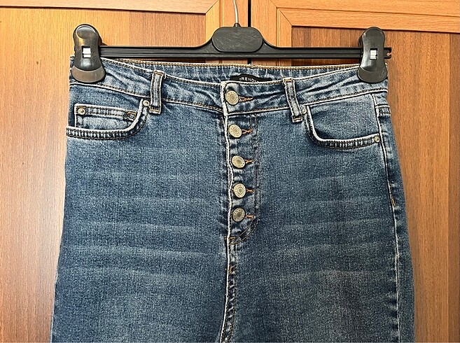 Trendyol & Milla Trendyol Yüksek Bel Mavi Renk Jeans