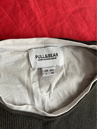 Pull and Bear Pull & Bear Dokulu Triko Kazak
