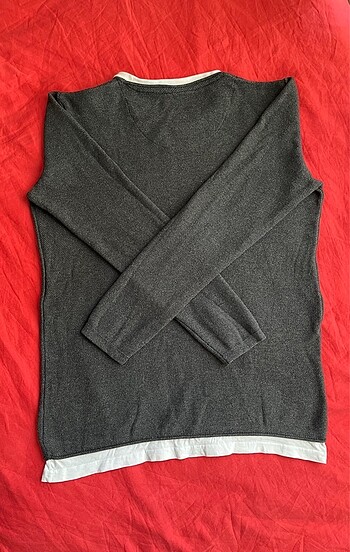 l Beden Pull & Bear Dokulu Triko Kazak