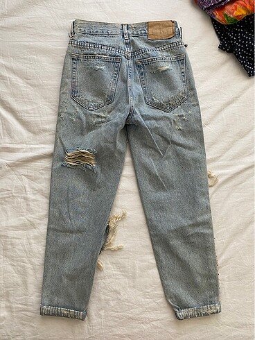 xs Beden mavi Renk pull and bear jean