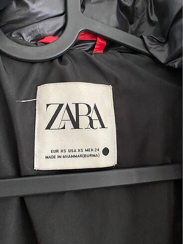 Zara zara kırmızı mont