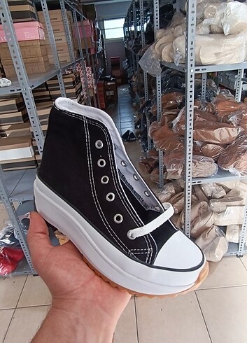 Converse Run Star Siyah Çocuk Ayakkabısı 