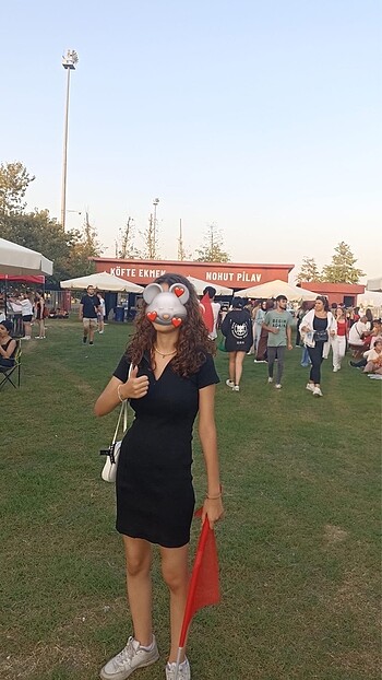 Diğer Siyah mini elbise