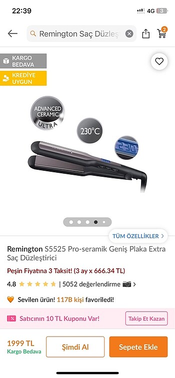 Remington Düzleştirici