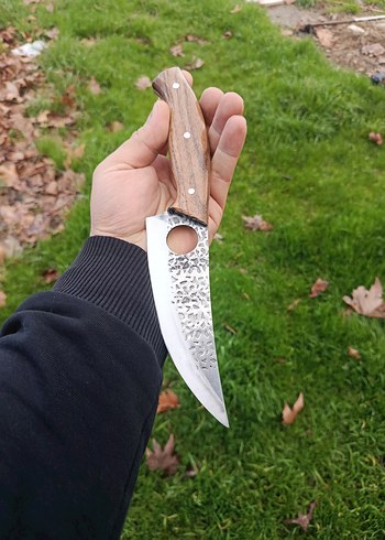 Paslanmaz dövme izli Almazan şef bıçağı - Görsel 4