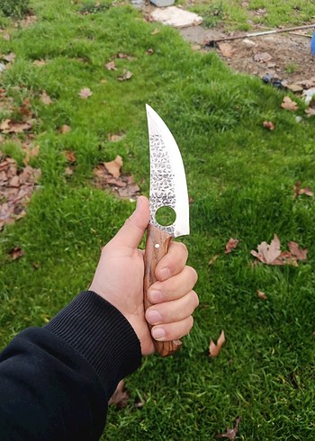 Paslanmaz dövme izli Almazan şef bıçağı - Görsel 5