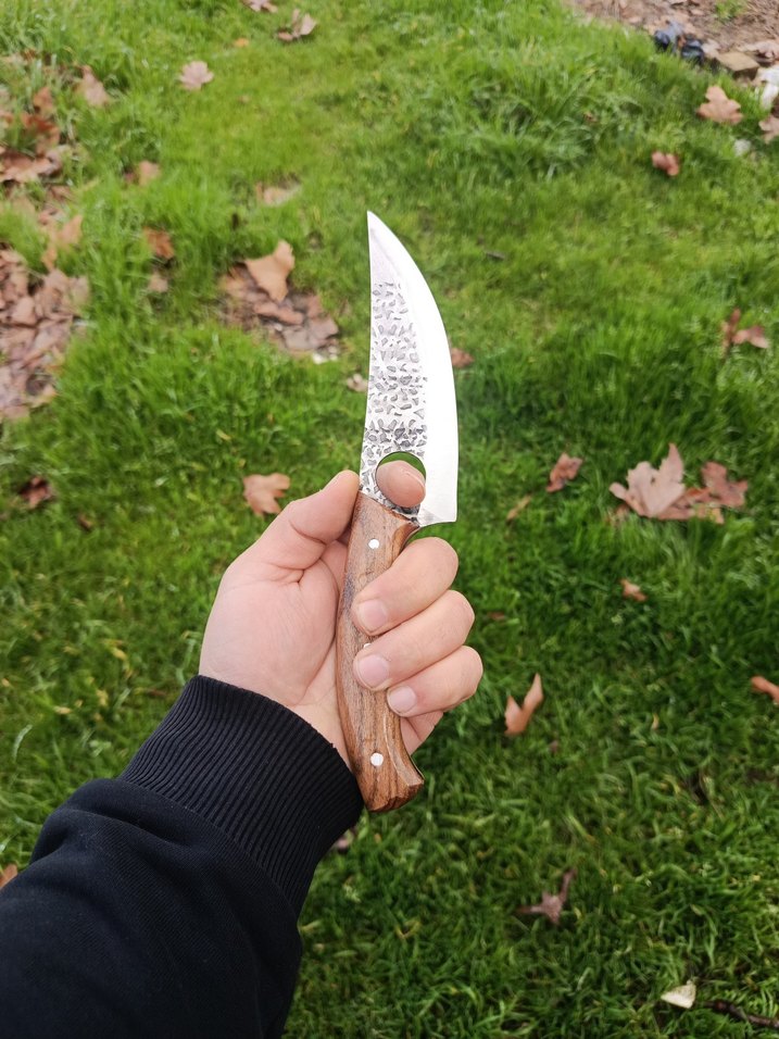 Paslanmaz dövme izli Almazan şef bıçağı - Görsel 3