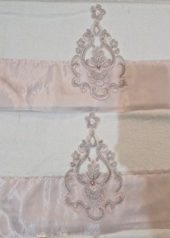 Nakışlı Beyaz Havlu Seti - Görsel 3