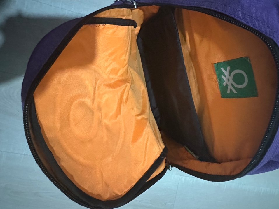 Mor Kadın Sırt Çantası, Tokalı, Günlük - Görsel 3