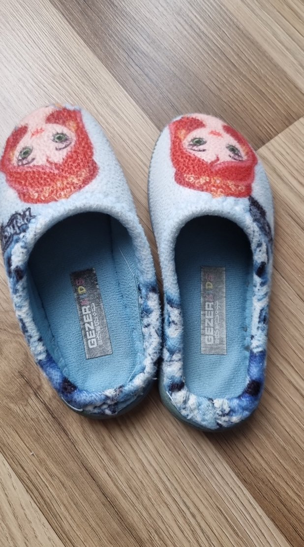 Nakışlı Kız Çocuk Sıcak Ev Terliği - Görsel 3