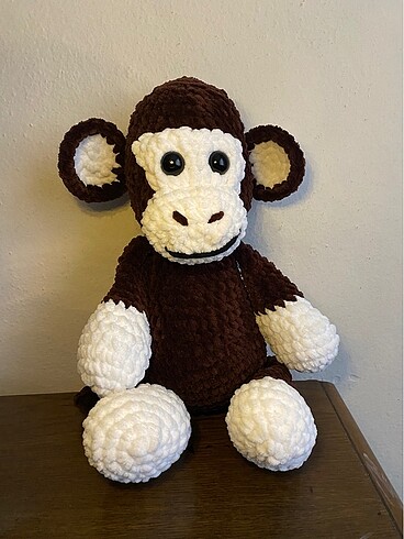 el örgüsü amigurumi maymun