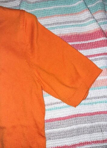 s Beden turuncu Renk Tshirt