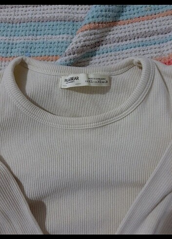 xs Beden kahverengi Renk Pull and bear ikili paket bluz 