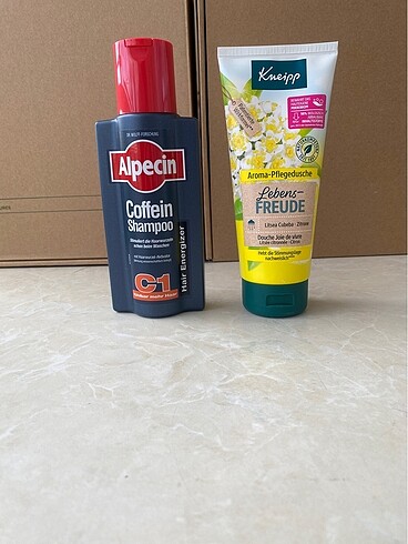 Alpecin şampuan ve kneipp duş jeli set