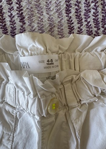 Zara Beyaz  Şort - Görsel 4