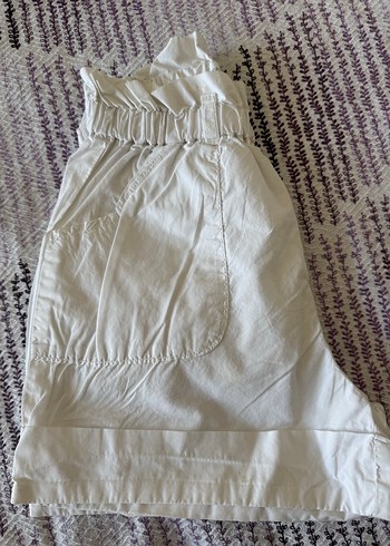 Zara Beyaz  Şort - Görsel 3