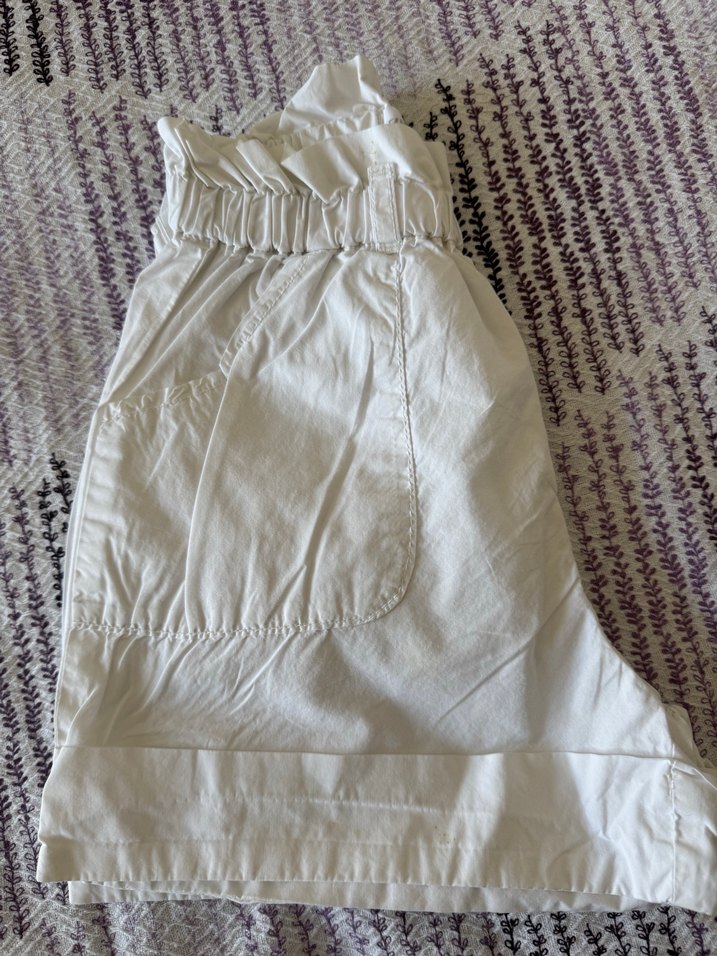 Zara Beyaz  Şort - Görsel 3