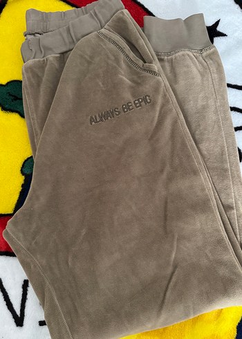 Kahverengi kadife Erkek çocuk Eşofman - Görsel 3