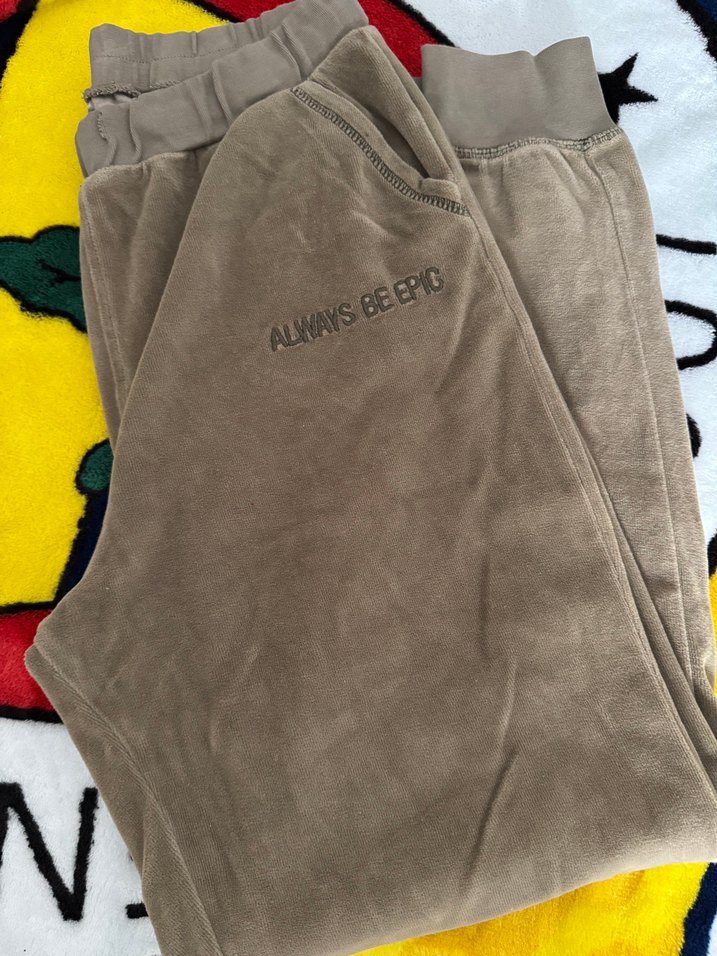 Kahverengi kadife Erkek çocuk Eşofman - Görsel 3