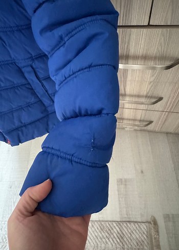 Mavi Fermuarlı Erkek Çocuk Mont - Görsel 7