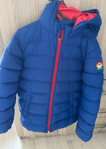 Mavi Fermuarlı Erkek Çocuk Mont - Görsel 2