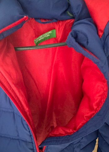 Mavi Fermuarlı Erkek Çocuk Mont - Görsel 5