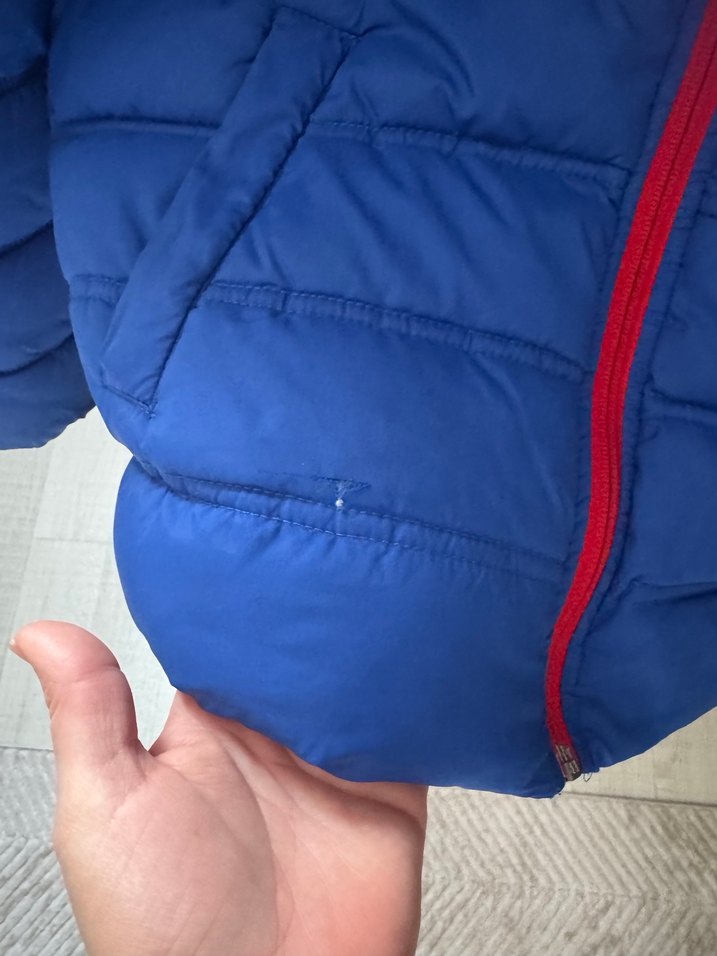 Mavi Fermuarlı Erkek Çocuk Mont - Görsel 4