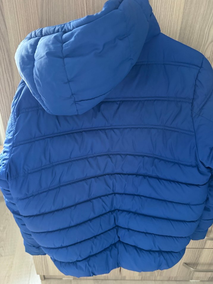 Mavi Fermuarlı Erkek Çocuk Mont - Görsel 3