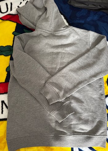 USPA Gri Kapüşonlu Erkek Sweatshirt - Görsel 5
