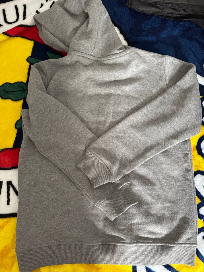 USPA Gri Kapüşonlu Erkek Sweatshirt - Görsel 5