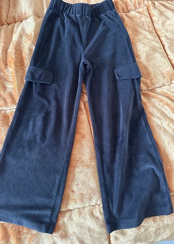 Kız çocuk siyah kadife eşofman - Görsel 2