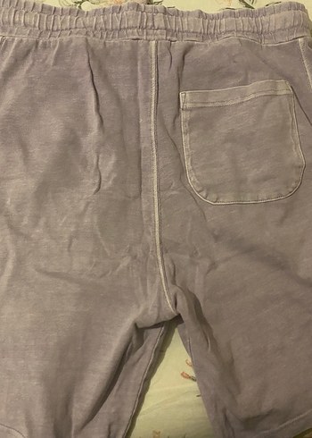 Gri Erkek Keten Rahat Mini Şort - Görsel 3