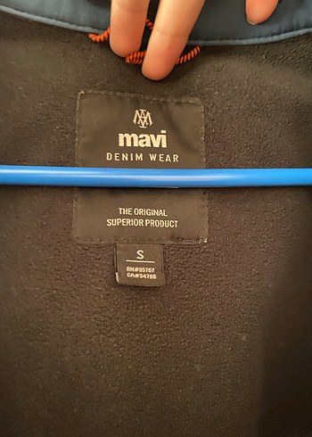 Mavi Fermuarlı erkek Spor Ceket - Görsel 2