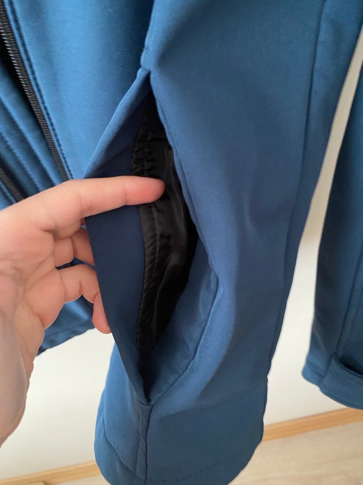 Mavi Fermuarlı erkek Spor Ceket - Görsel 4