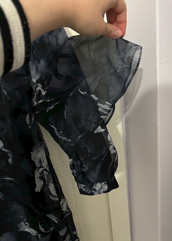 Tesettür şifon tunik - Görsel 3