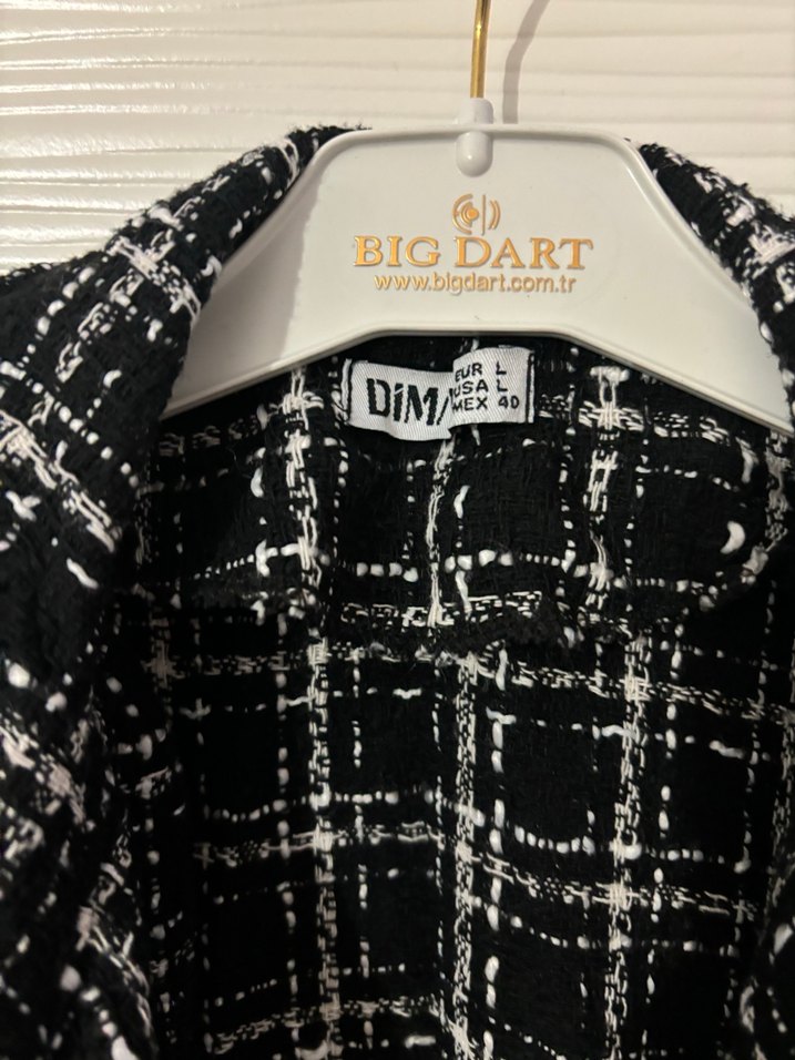 Tesettür tüvit ceket - Görsel 2