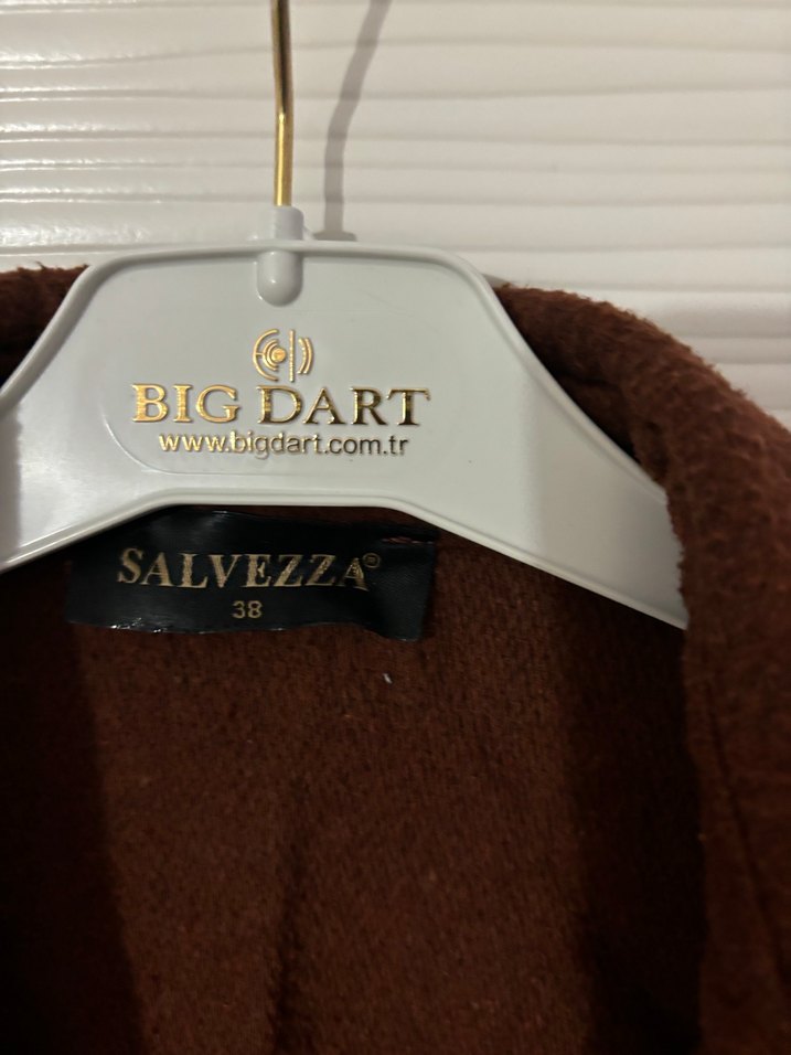 Düğmeli Kahverengi Süet Uzun Kadın Gömlek - Görsel 2