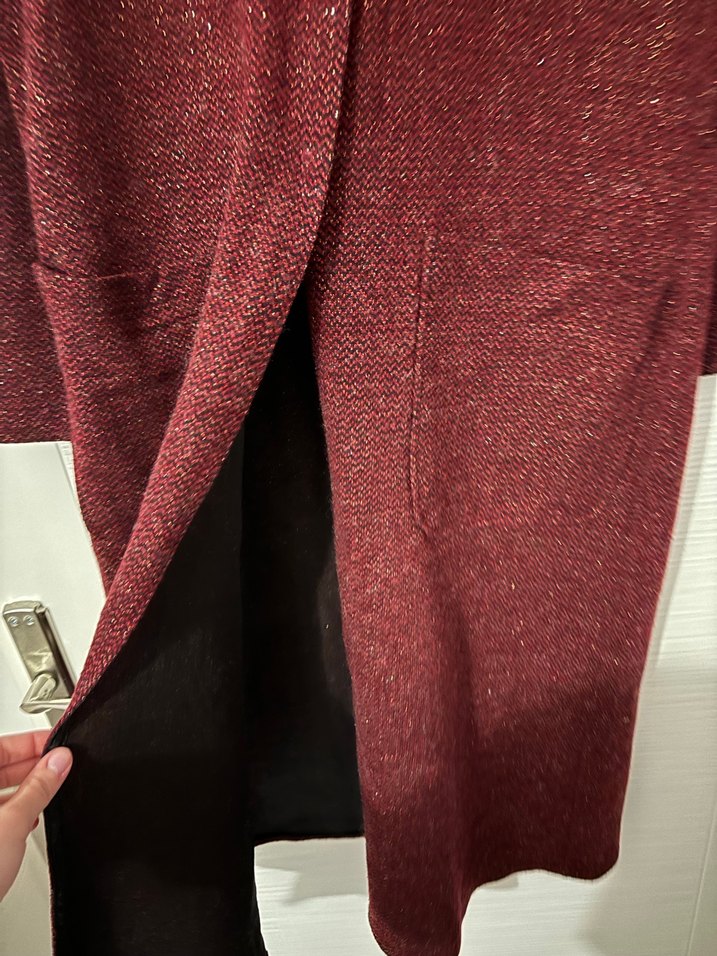 Armine bordo simli hırka kap - Görsel 5