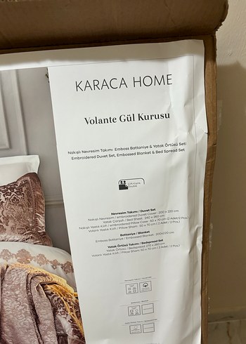 Karaca home volante yatak örtüsü 11 parça çeyiz seti - Görsel 5