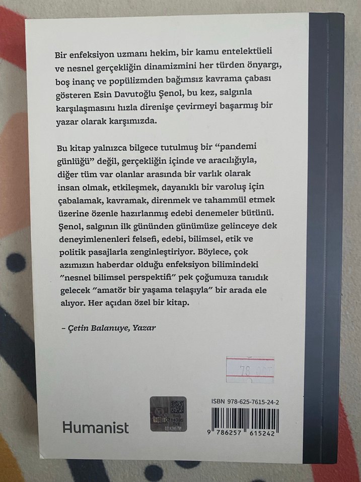 Salgının Seyir Defteri - Prof. Dr. Esin Şenol - Görsel 2