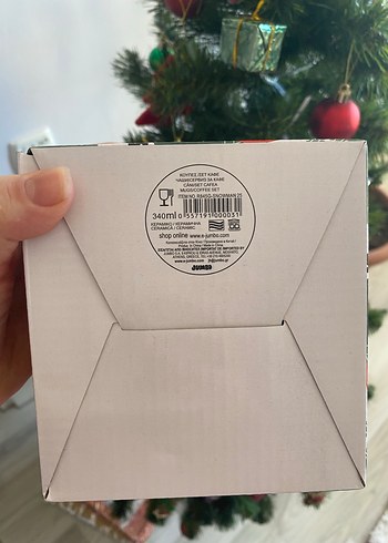 Kardan Adam Desenli Beyaz Kupa Seti - Görsel 2