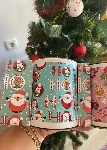 Renkli Yılbaşı Temalı 2li kupa - Görsel 3