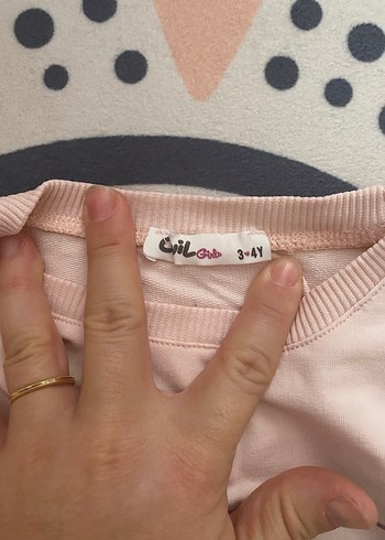 Kız Çocuk Uzun Kollu Pembe Elbise - Görsel 4